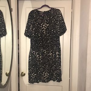 Black and white MIDI size 3x dress
